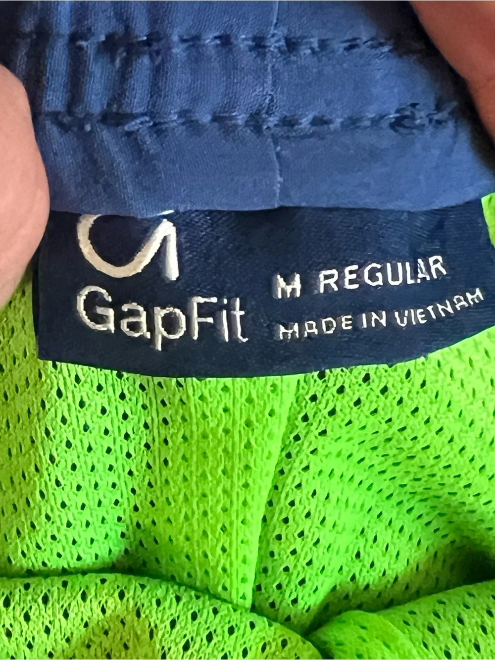 (Lot Of 2) GAP Kids Boys Sz M Swim Tech PO Trunks BLUE & CAMOUFLAGE